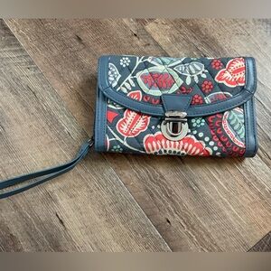 Vera Bradley Retired Nomadic Floral Wallet Wristlet